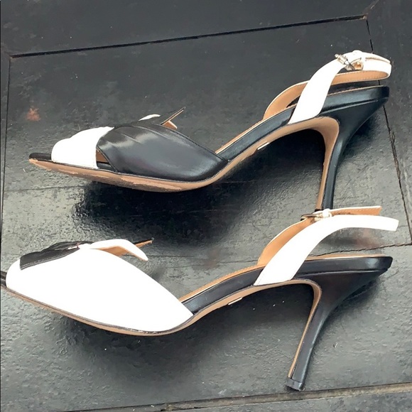 Badgley Mischka leather peep toe slingback classic - Picture 11 of 16